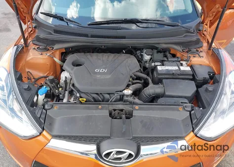 2013 Hyundai Veloster Base W/Black from USA, damaged, VIN KMHTC6AD8DU161702